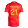 Officiële Voetbalshirt Spanje Mikel Oyarzabal 21 Thuis EK 2024 - Heren